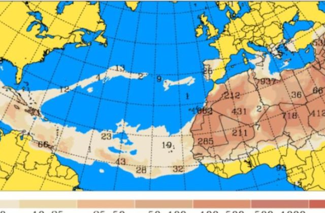 El polvo del Sahara que cruza el Atlántico y complica la respiración en RD
